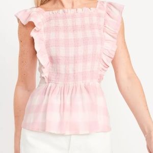 Ruffle Flutter Top Blouse